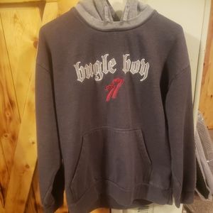 Vintage Bugle Boy 77 Hooded Sweatshirt
